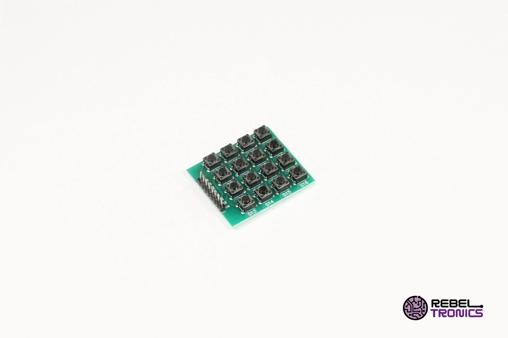 Placa 16 botones arduino