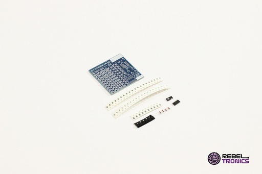 Kit de práctica de soldadura SMD con componentes
